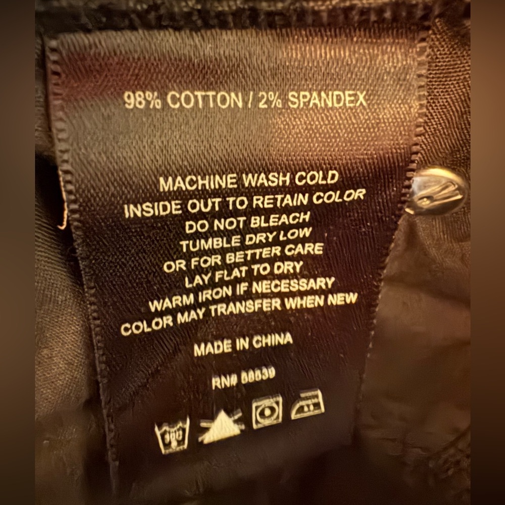 KUT from the Kloth Karen Bootcut Corduroy Jeans Black Minimalist Chic Pants Sz 8 - Picture 10 of 13